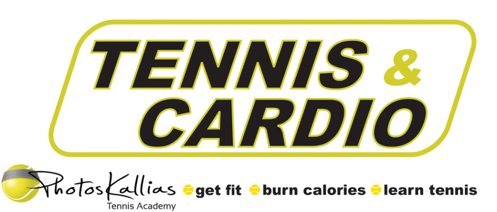 Cardio Tennis fitness program with rackets and balls